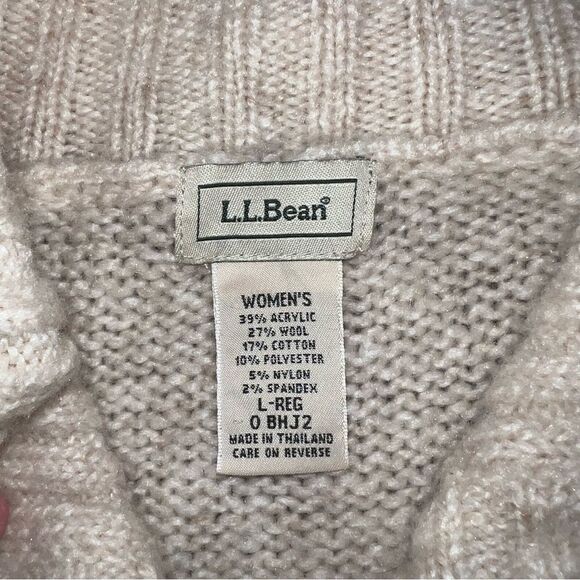 Ll bean sweater size L - Picture 2 of 6